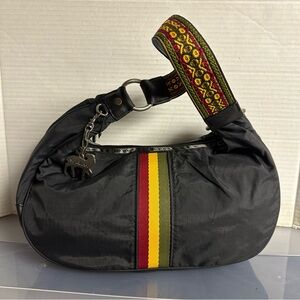 L.A.M.B. X LeSportsac Gwen Stefani LAMB First Edition Rasta Large Hella Hobo Bag